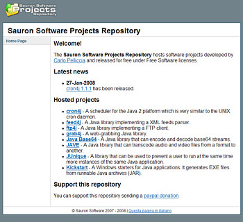 Sauron Software Projects Repository